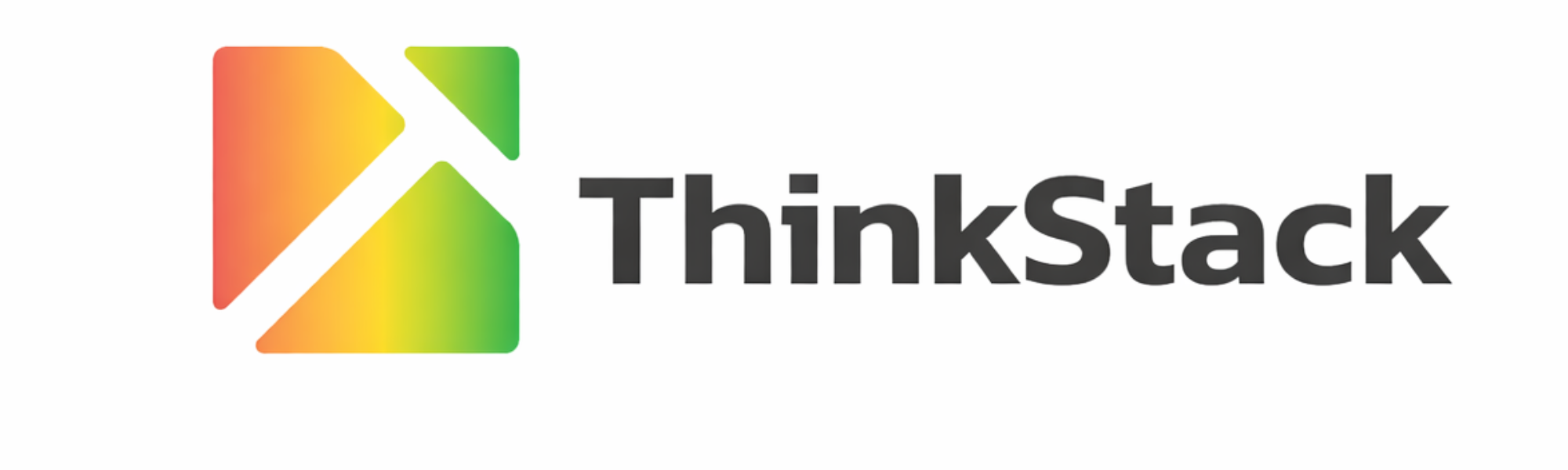 The ThinkStack wordmark lockup on a neutral ground.